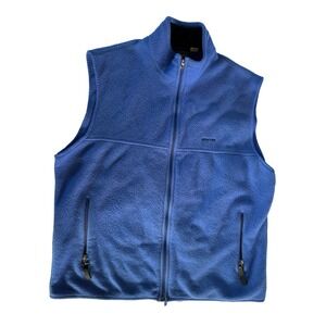 patagonia blue fleece vest preowned good condition- some piling on fabric